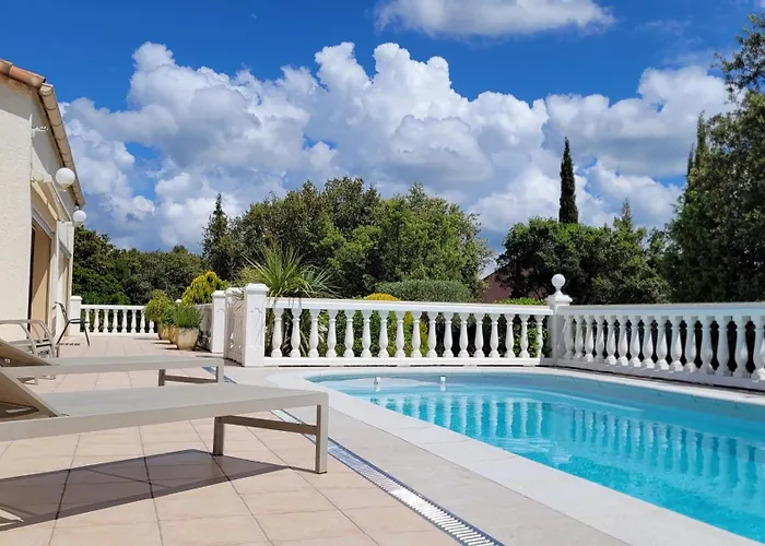 Villa La Cezenole - Climatisee 5 Etoiles - Piscine Chauffee - Label Famille - Gorges De La Ceze *